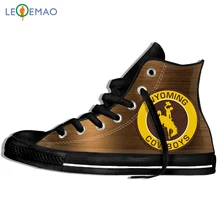 Прогулочные парусиновые ботинки; дышащая обувь для колледжа Вайоминга; удобная спортивная обувь; классические кроссовки