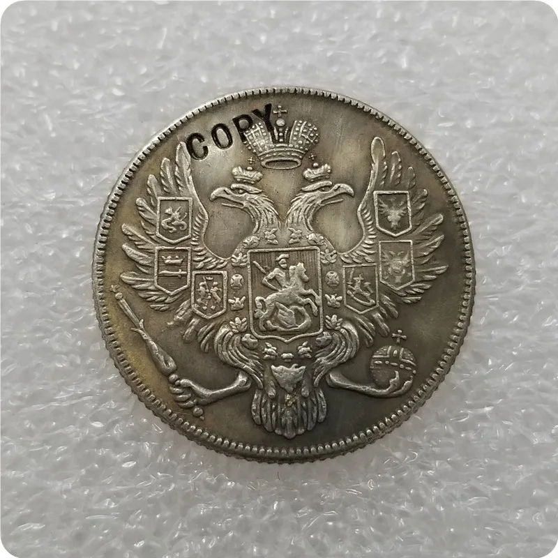 1828-1845 Russia 3 ROUBLES platinum Copy Coin commemorative coins-replica coins medal coins collectibles