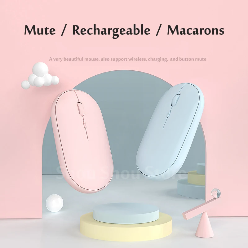 Bluetooth Mouse for Microsoft Surface Go//Pro 3 4 5 6 Book 2// Laptop2//1 Wireless Mouse Rechargeable Silent Mouse,Black