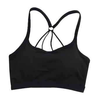 

Women Sexy Wireless Bra Top Vest Breathable Chest Pad Wearing Sports Bra Fitness Underwear 2020 New Bralette bh comfort A40