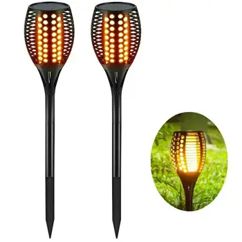 

Flame Lights Solar Powered IP65 Torch Lamp Waterproof Backyard Patio Light Induction Fashion Lawn Light Outdoor Garden Pathways