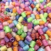 50pcs 9x6mm DIY Bracelet Accessories Children Gift Handcraft Department 11Color Round Shape Acrylic Sugar Beads Jewelry Findings ► Photo 1/6