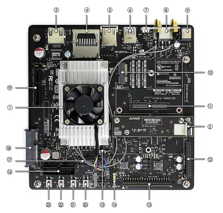Комплект разработчика jetson tx2 AI, для суперкомпьютера jetson tx2 ai-on-a-module