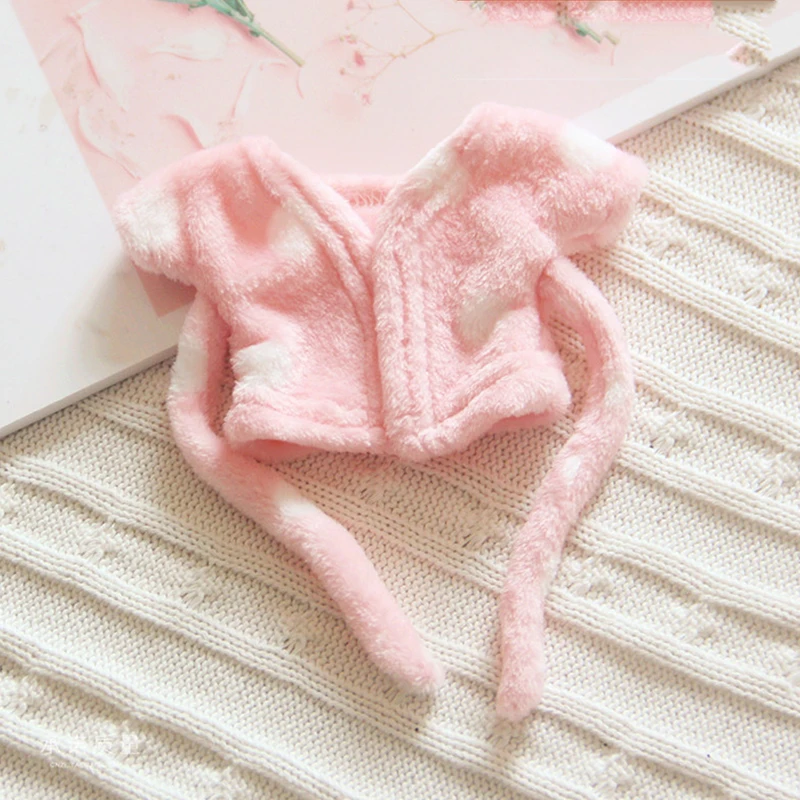 Cute Headband Pajamas For 20cm Doll Clothes Idol Doll Baby Accessories Toys Birthday Present Accessories Headband Pajama