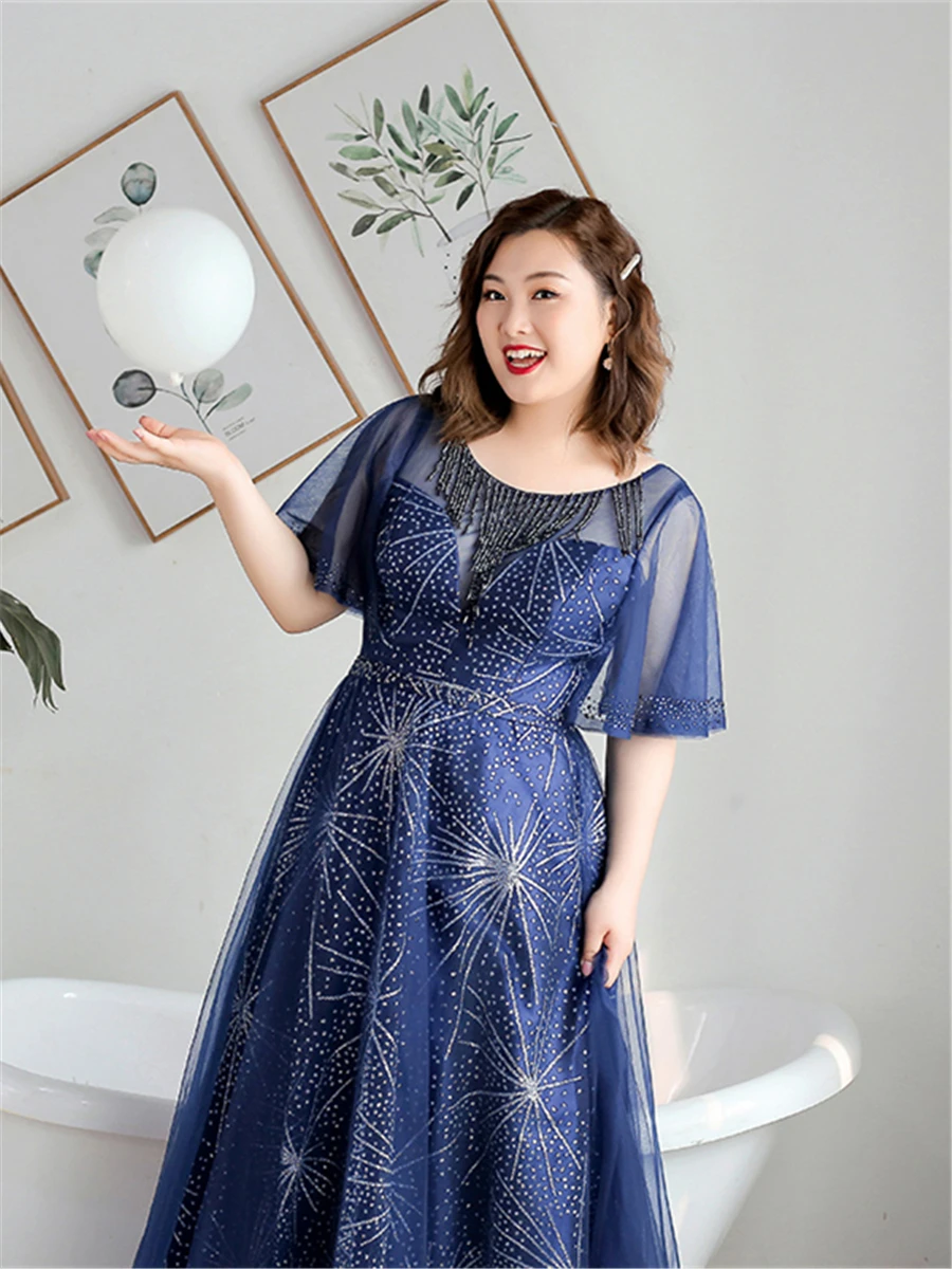 Формальные платья с кисточками, рукав до локтя, Robe De Soiree T294 размера плюс, длина в пол, женские вечерние платья, новые Кристальные вечерние платья
