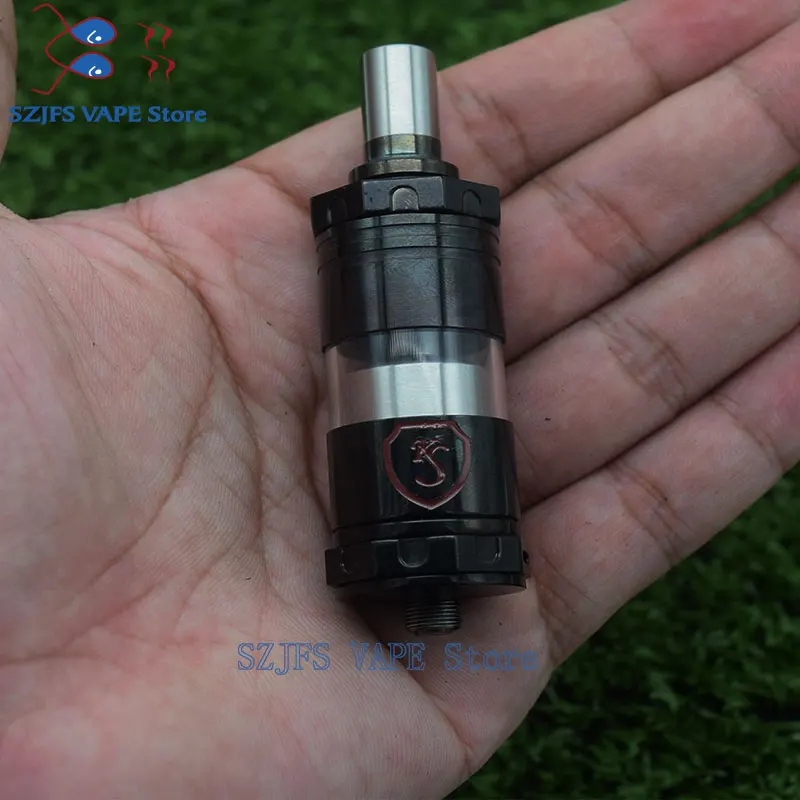 

Original Yiloong Fogger Kaiser RTA 304ss 4ml 22mm 4 posts for coil rebuild Rebuild Vape vs Zenith MTL DOOM Mesh Horus TF gtr rta