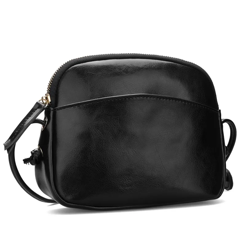 

2018 New Style WOMEN'S Cow Leather Bag Petite Korean Style Version Shoulder Bag Leather Shoulder-bag Women's Square Sling Bag