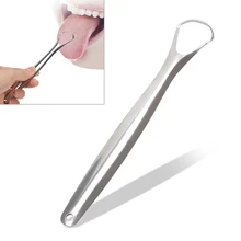 1 шт. скребок для языка многоразовый портативный из нержавеющей стали для чистки полости рта щетка освежитель подметальные машины для взрослых детей