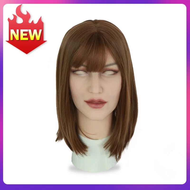 

Silicone Masks Latex Sexy Cosplay Artificial Realistic Skin Mask for Crossdresser Transgender Male Shemale Drag Queen Unisex