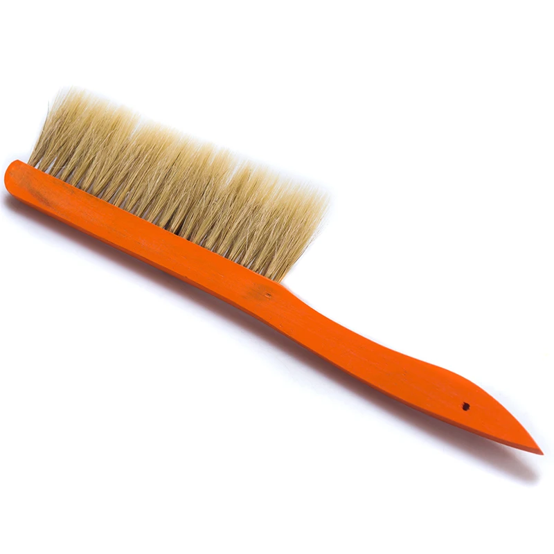 Double row bristles Пчелиная щетка для Пчеловодство пчелиный улей Инструменты 7 видов оборудование для пчеловодов профессиональные инструменты для пчеловода Экономичные - Цвет: Double row bristles