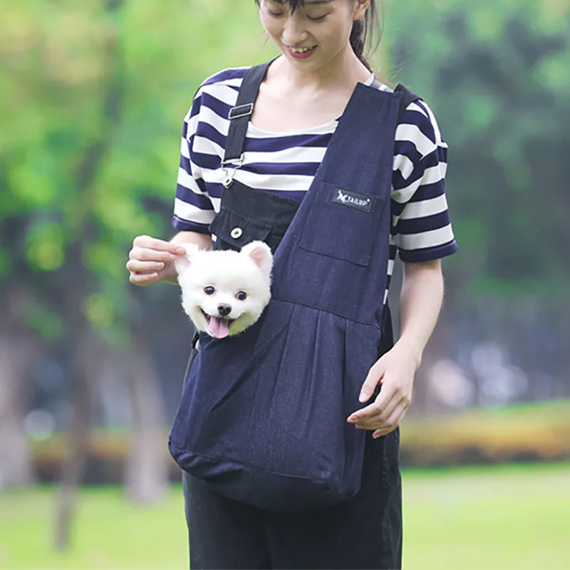 

Pet Carrier Outdoor Travel Bag Dog Sling Backpack Breathable Carrier Security Lock with Adjustable Shoulder Strap for Small Dogs