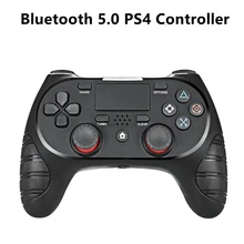 Playstation 4 denetleyici kablosuz Bluetooth 5.0 Gamepad son derece hassas altı eksenli algılama sistemi dokunmatik yüzey Joystick denetleyicisi