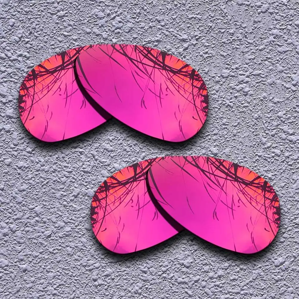 Purple Red-Red 2 пары поляризованных сменных линз для солнцезащитных очков Oakley Crosshair S-несколько вариантов - Цвет линз: Purple Red-Red