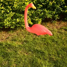 Фламинго статуэтки Фламинго орнамент балкон свадебные пластиковые украшения фламинго газон украшения искусственные искусства