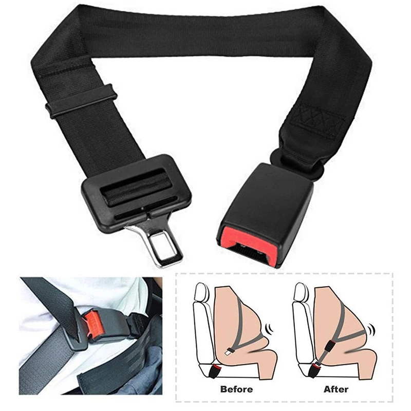 1pc Car Belt Extension Universal Adjustable Seat Belt Extender Plug