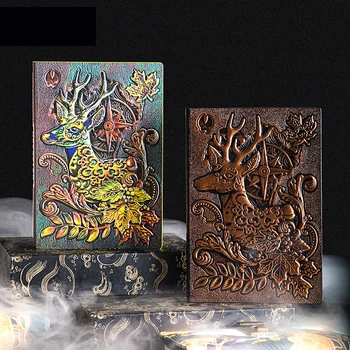 

Creative Emboss Pattern A5 Notebook Journal Diary PU Leather Planner Notepad Note Pads Office School Supplies Kids Student Gift