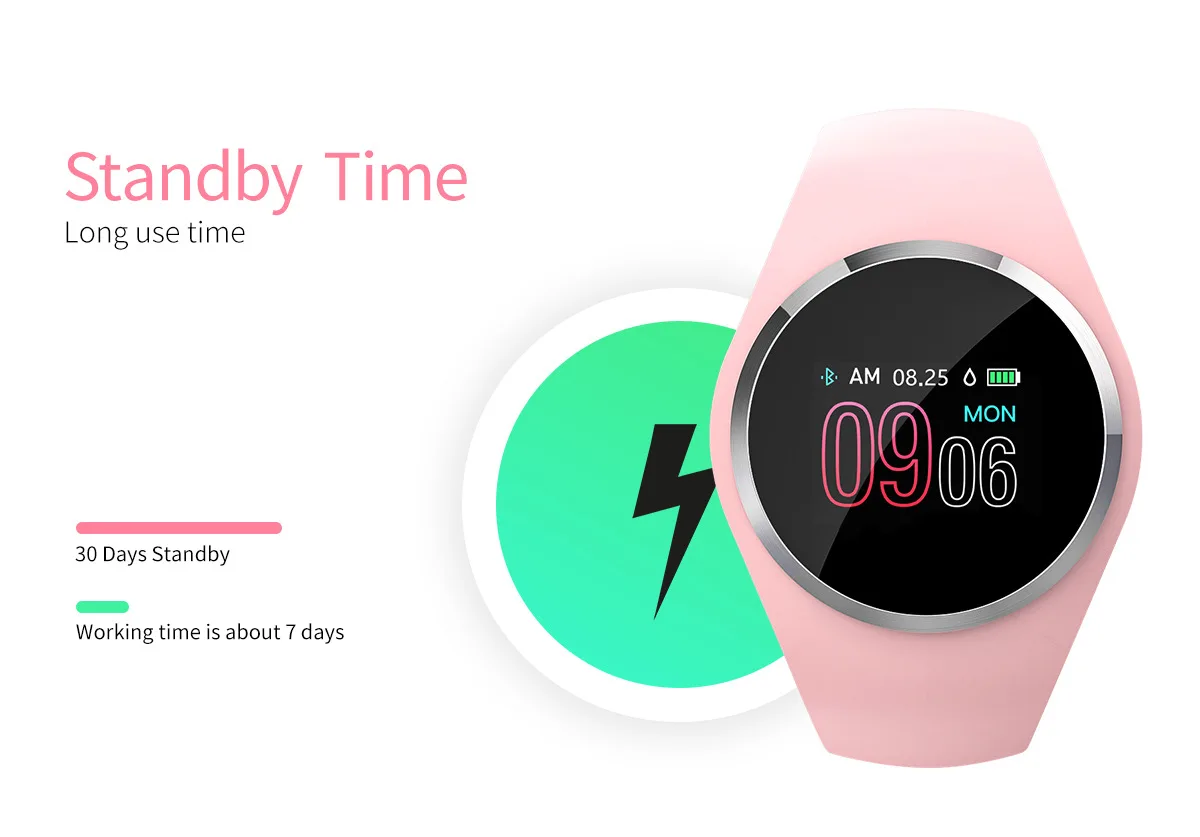 Q1 Bluetooth умный Браслет Дамская мода спортивный смарт-браслет для женщин монитор сердечного ритма фитнес-трекер умные часы для Android IOS