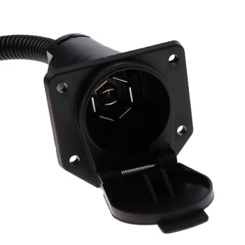 

Brand New 7 Pin Trailer Connector Plug Socket 7 Way Caravan RV Towing Wiring Adapter