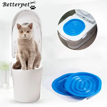 

Pet Citi Useful kitty Tray For Cats Cat Litter Box Training Cat Toilets Cleaning Arenero Gato Litter Box Pet Tray Toilet Seat