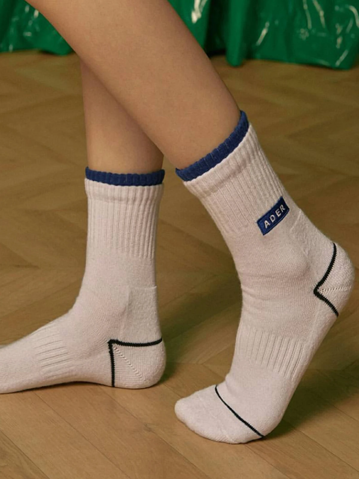 Crew Street Fashion Cotton Socks Family Men Women Classic Logo KR Error Sock Good High Quality Korean Style Sports Crewsock | Мужская