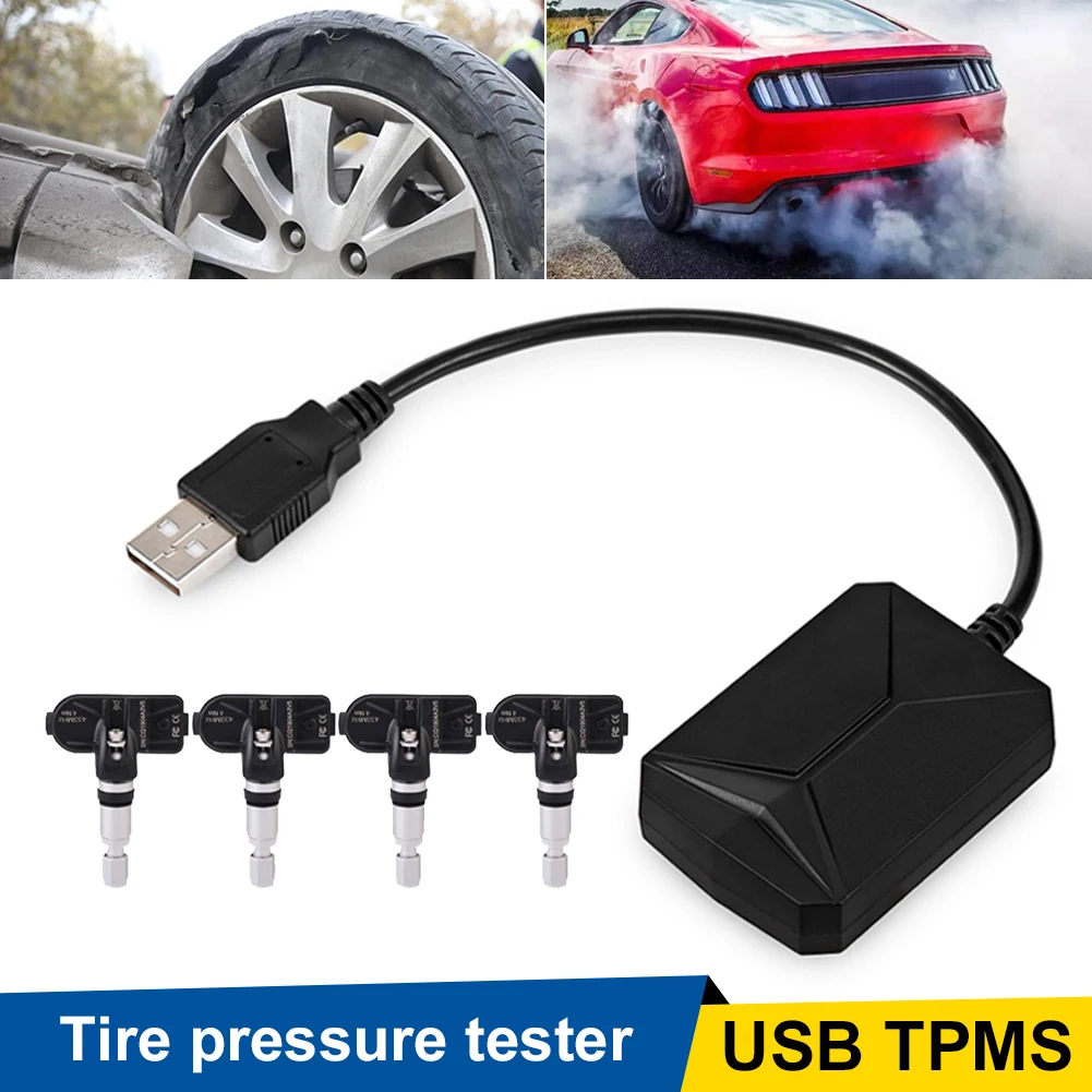 Система контроля давления в шинах TPMS для Android запасной внутренний и внешний