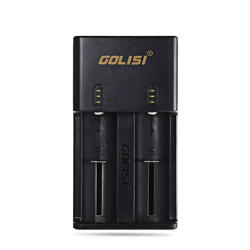 FFYY-Golisi зарядное устройство s O2 интеллектуальное зарядное устройство power Bank функция для Ni-MH литиевых для 18650 26650 20700 21700 Aa Aaa Ni