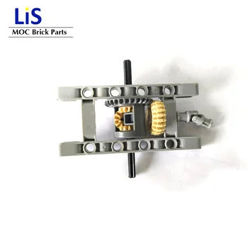 

1 Set MOCs Bulk Parts Compatible with logoes Technic FRAMED DIFFERENTIAL GEAR SET Kit Pack Building Blocks Chassis DIY Toys