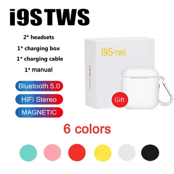 

I9s TWS colorful Wireless mini Bluetooth Earbuds Wireless Headphones stereo Portable Bluetooth Headsets