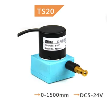 

Pull Rope Encoder Within 1.2m Cable Encoder Pull Rope Displacement Sensor Plastic Rope Encoder TS20 0-1500mm