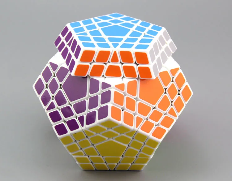 Кэтрин пять-заказать пять Magic Cube Белый двенадцать поверхности тела пять, волшебный куб, Обучающие гладкой игры только в том случае, игрушка