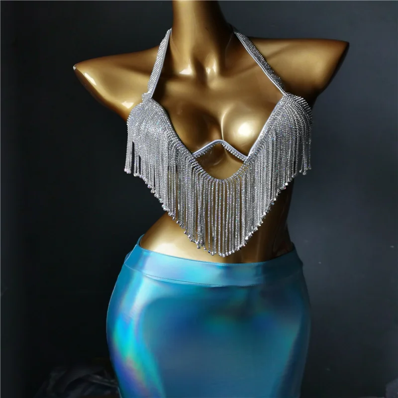 

2022 venus vacation diamond tassels bikini set sexy women swimwear bathing suit good quality beachwear