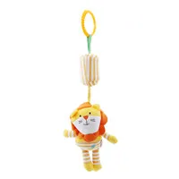 Lion Мягкие Плюшевые погремушки для новорожденных, игрушки для детской кроватки, погремушки для коляски, Мультяшные животные, лягушка, слон, кролик, кошка, Лев, подвесные игрушки для детей 0 м - Цвет: Lion