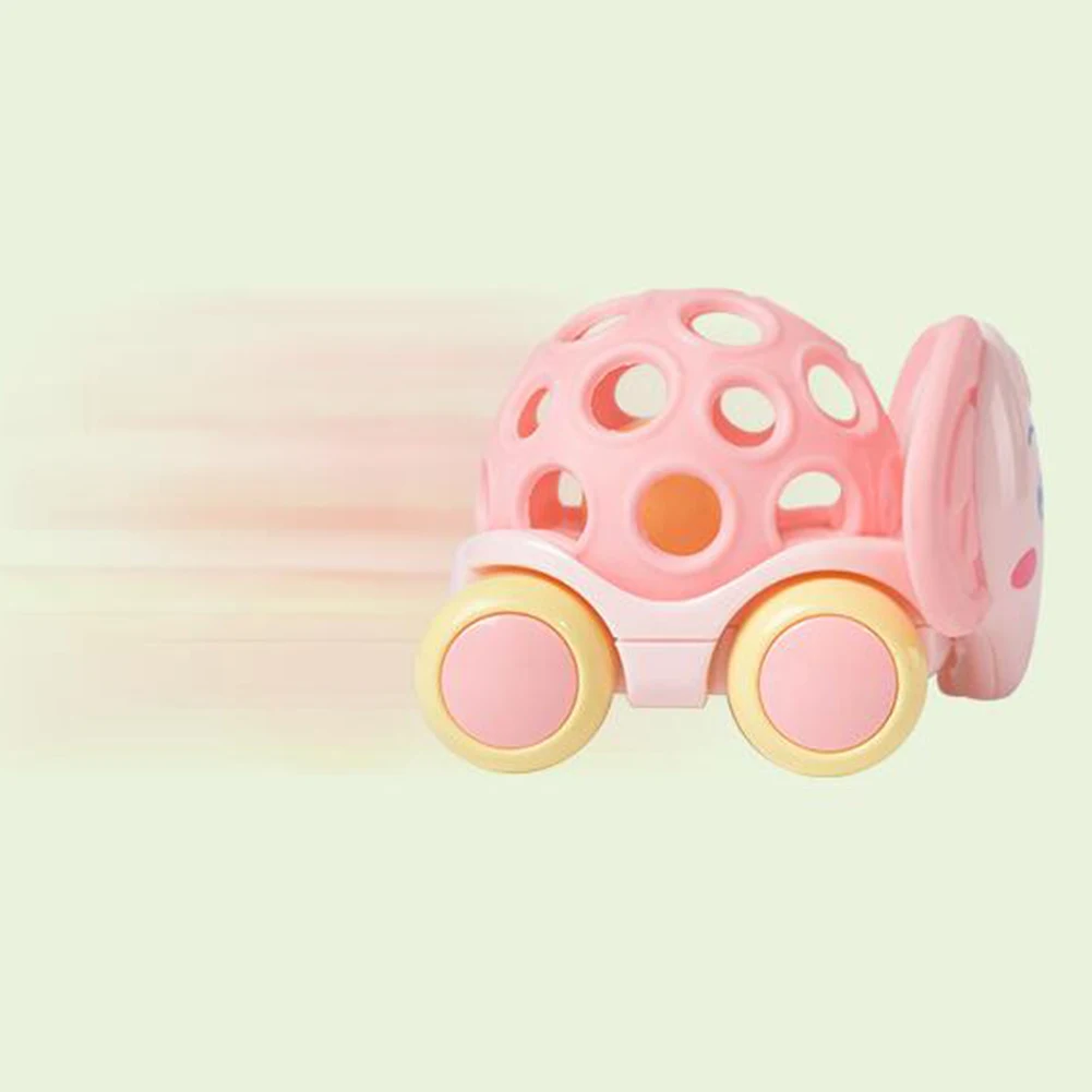 Baby Rattle Toys Cute Dog Animal Sliding Car Soft Hand Shake Ball Bell Rattle Education Baby 3