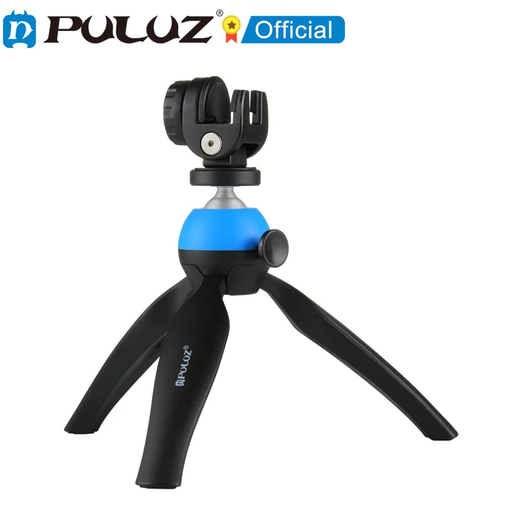 Карманный мини-штатив PULUZ с шариком 360 градусов для смартфонов/GoPro/DSLR-камер зажим