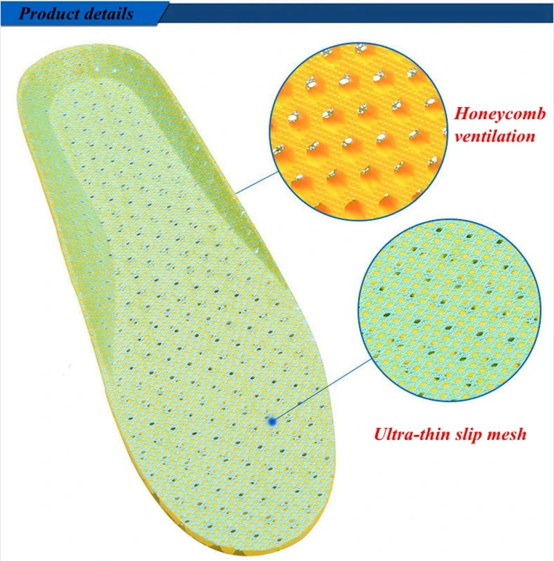 Reathable дезодорант стельки Bcomfortable мягкие беговые подушки стельки для ухода за ногами инструмент вставки и подушки унисекс 1 пара