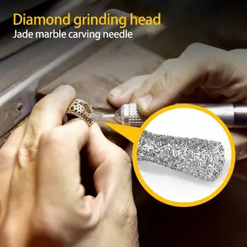 

Hot Sale Diamond Grinding Heads Delicate Design Inverted Trapezoid Diamond Grinding Head Abrasive Grinding Needle Carving Disc