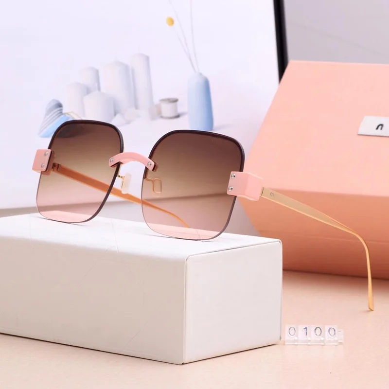 5 no box Новые негабаритные Квадратные Солнцезащитные очки для женщин солнцезащитные очки для вождения суперзвезды Роскошные брендовые дизайнерские женские UV400 градиентные прозрачные линзы - Цвет линз: 5 no box