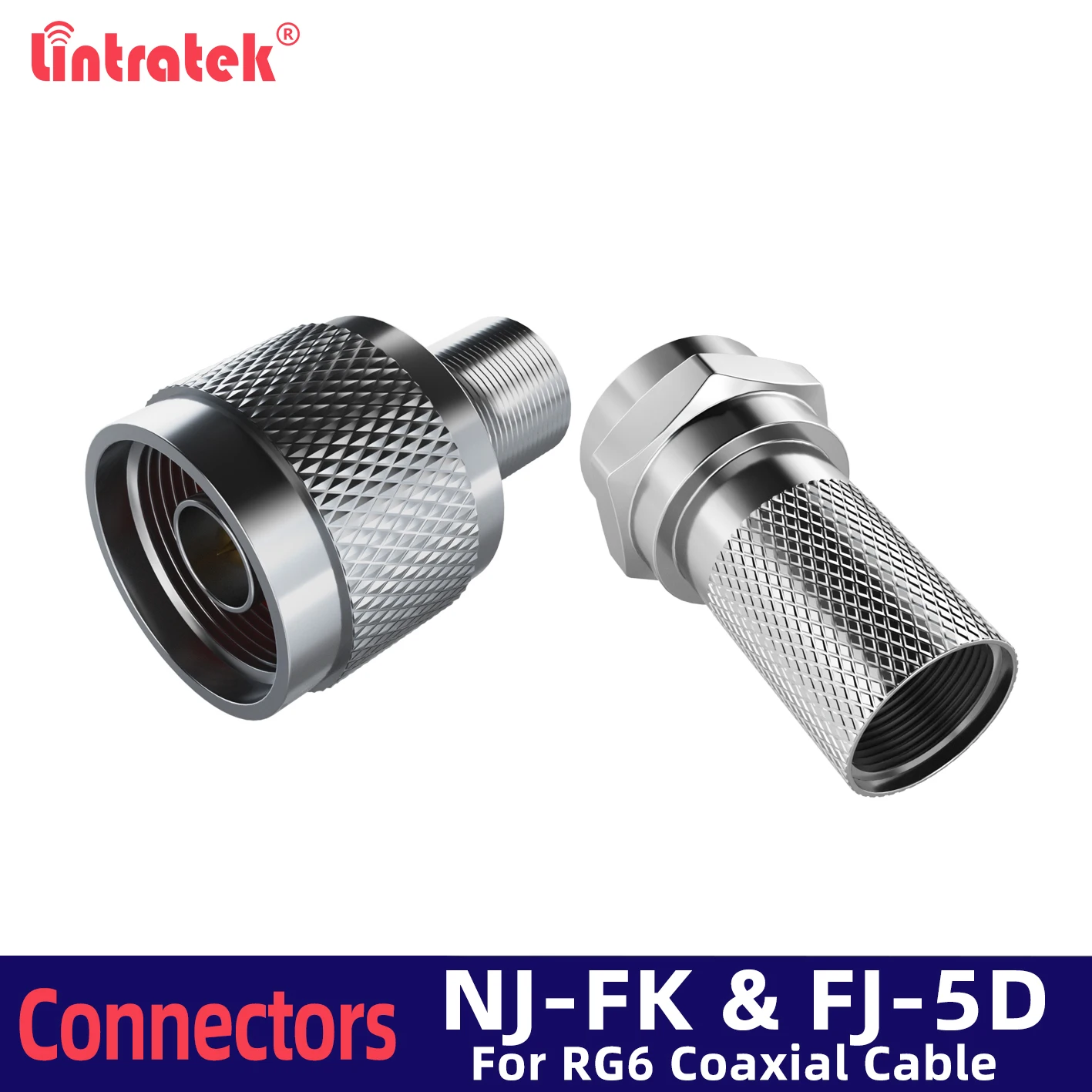 Connectors NJ-FK and FJ-5D Connect For RG6 Coaxial Cable Mobile Phone Signal Booster Repeater Amplifier | Мобильные телефоны и