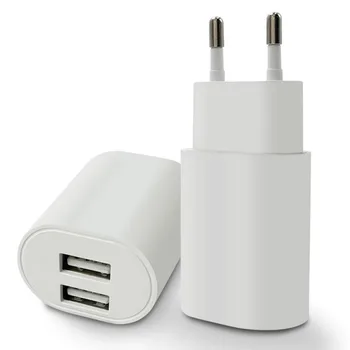 

Dual USB Charger 5V 2.4A 2.1A 2A Fast Charging Wall Charger Adapter EU Plug Mobile Phone For iphone ipad mini Samsung Xiaomi