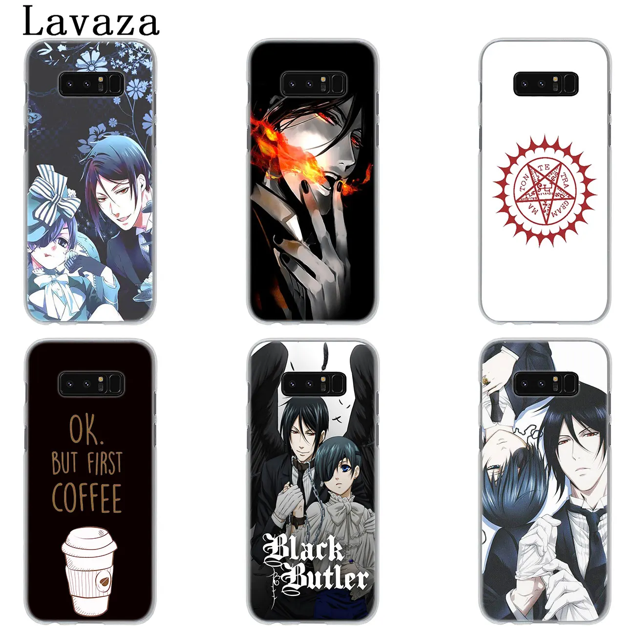 Чехол для телефона Lavaza Black Butler Kuroshitsuji Samsung Galaxy Note 10 9 8 A9 A8 A7 A6 Plus 2018 A3 A5 2015 2016 2017