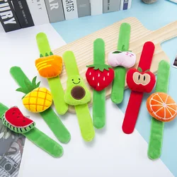 Bracelet Auto rétractable pour enfants, haute qualité, fraise carotte Orange pastèque Fruit, jouet cadeau, montre jouet 