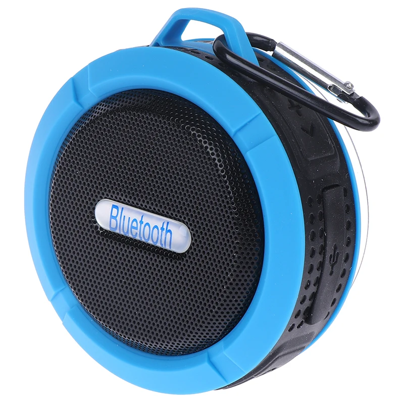 Новое поступление мини беспроводной Bluetooth динамик Портативный Водонепроницаемый Открытый Колонка коробка динамик Поддержка TF карты стерео HiFi коробки - Цвет: Blue