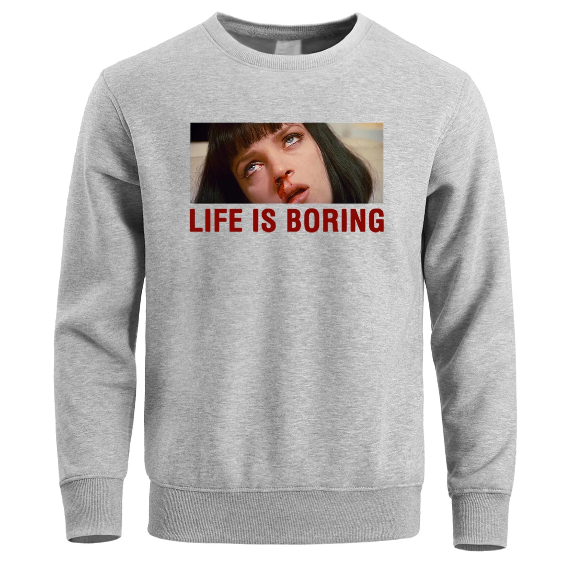 

Leon Classic Movie Hoodie Men Funny Life Is Boring Sweatshirt Streetwear Winter Fleece Warm Crewneck Pullover Sweatshirts Hoody