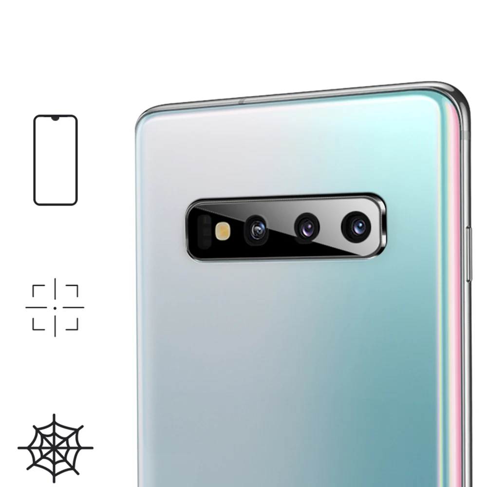 Для Sasmung S10 Plus защитное кольцо из закаленного стекла с металлическими задними линзами для объектива камеры Защитная пленка для экрана для Sasmung Note 10 Pro крышка