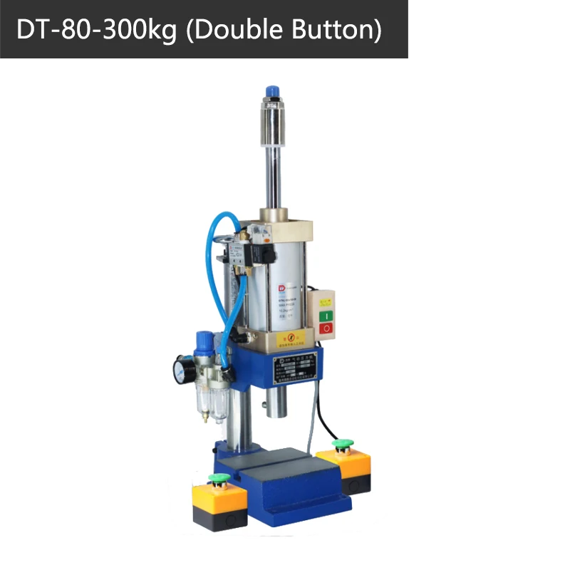 Пневматические пробивая машины 300 кг одноколонный 80 Тип скамья пресс маленькая, газовая машина для клепки высокой точности