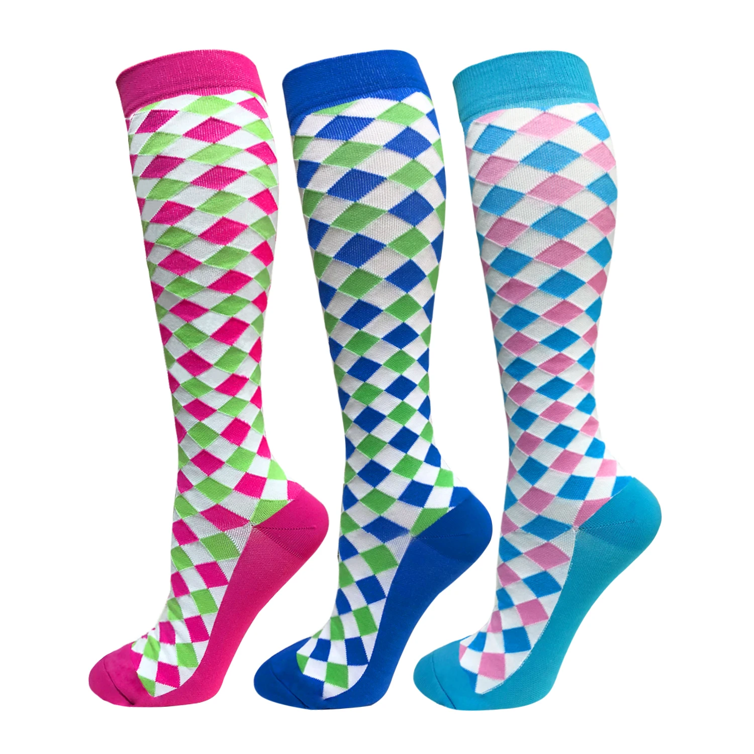 

Compression Stockings High Quality Outdoor Sport Various Patterns Bright And Rich In Color Comfortable Man Women Woman Stockings