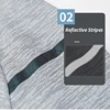 Summer Quick Dry Elastic Running Shirts Men Women 1/4 Zipper Long Sleeve T-Shirt Gym Fitness Workout Sportswear Tops Customize 5