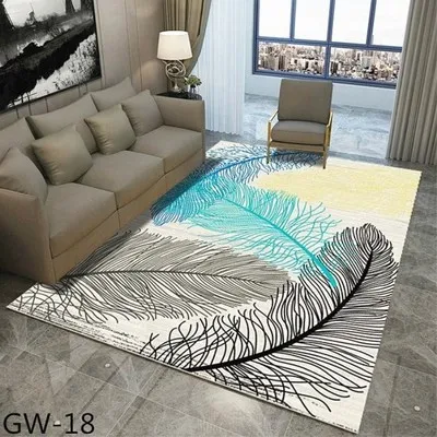 

New Style Nordic Style Living Room Home Decoration Carpets White & Black Piano Keyboard Notes Soft Flannel Bed Room Floor Mats