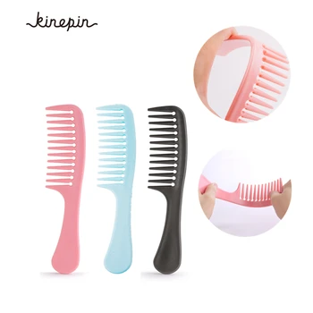 

Blue Black Round-Toothed Professional No Broken Hair Brush Comb for Straight Hair Lady Woman Hair Styling Tools 2 Colors