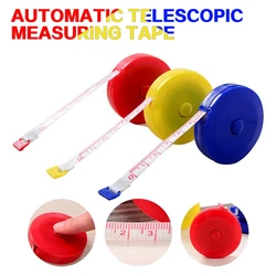 Ruban à mesurer télescopique automatique, ruban à mesurer pour cadeaux publicitaires Coque ABS de 1.5M + bande de fibres 